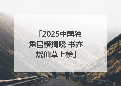 2025中国独角兽榜揭晓 书亦烧仙草上榜
