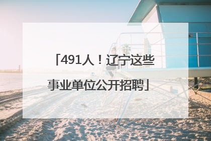 491人！辽宁这些事业单位公开招聘