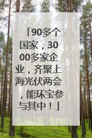 90多个国家，3000多家企业，齐聚上海光伏两会，能环宝参与其中！